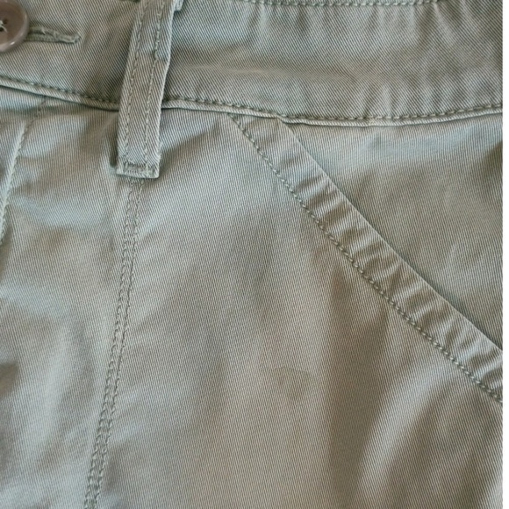 NYDJ Reese Relaxed Chino Sage Green Lift Tuck Pants Womens Size‎ 10 Utility - Picture 9 of 13